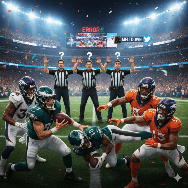 Broncos Beat Eagles—Refs Were on a Coffee Break, Twitter Explodes in Chaos