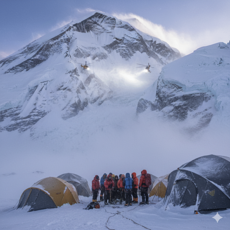 Mount Everest Blizzard Rescue: When the World’s Highest Peak Turned Into the Coldest Traffic Jam